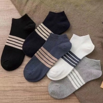 Bộ 5 Đôi Vớ Ngắn Nam Nữ Vân Sọc SOCA