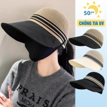 Nón Kết Vành Cụp Rộng Chống Nắng Vân Lỗ Light