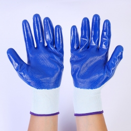 Bao Tay Lao Động Phủ Cao Su Nitrile Chống Trượt