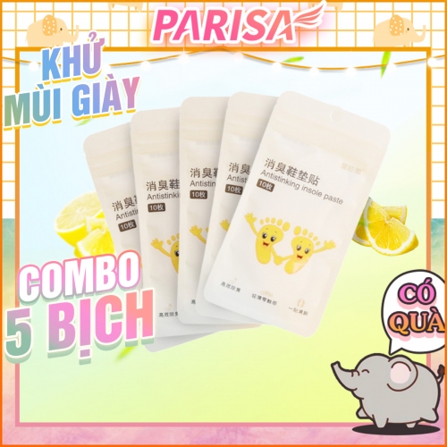 [Combo-2457] Combo 5 Bịch/50 Miếng Khửi Mùi Giày