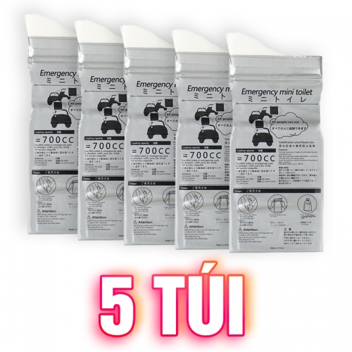 [Combo-2489] Combo 5 Túi Đi Tiểu Nôn Ói 700ml