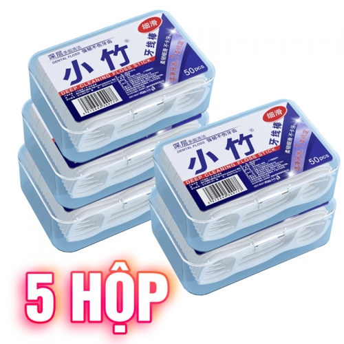 [Combo-2521] Combo 5 Hộp Tăm Chỉ Nha Khoa Cao Cấp