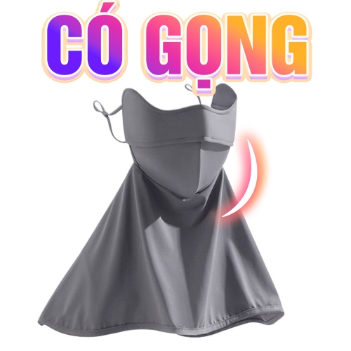 Khẩu Trang Chống Nắng 5D Gọng Vòm Phủ Dài Shield