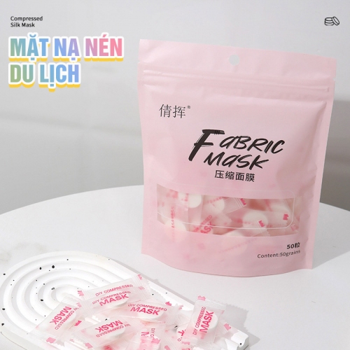 Mặt Nạ Nén Hình Viên Kẹo 1 Bịch 20 Viên Candy Mask