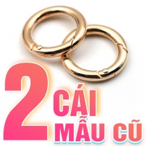 Bộ 2 Móc Càng Cua Hình Tròn Cho Dây Túi Xách P2114