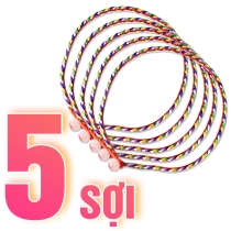 Bộ 5 Vòng Tay Chỉ Ngũ Sắc Nepal May Mắn P1788