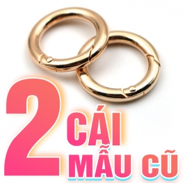 Bộ 2 Móc Càng Cua Hình Tròn Cho Dây Túi Xách P2114