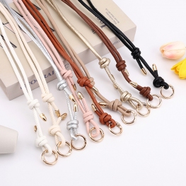 Dây Da Tròn Đeo Túi Phụ Kiện Chỉnh Độ Dài String