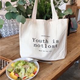 Túi Vải Tote Cỡ Lớn Youth Is Not Lost P1834