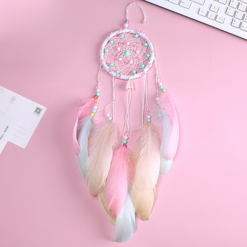 Đồ Treo Trang Trí Dreamcatcher Lông Vũ Đa Sắc P815